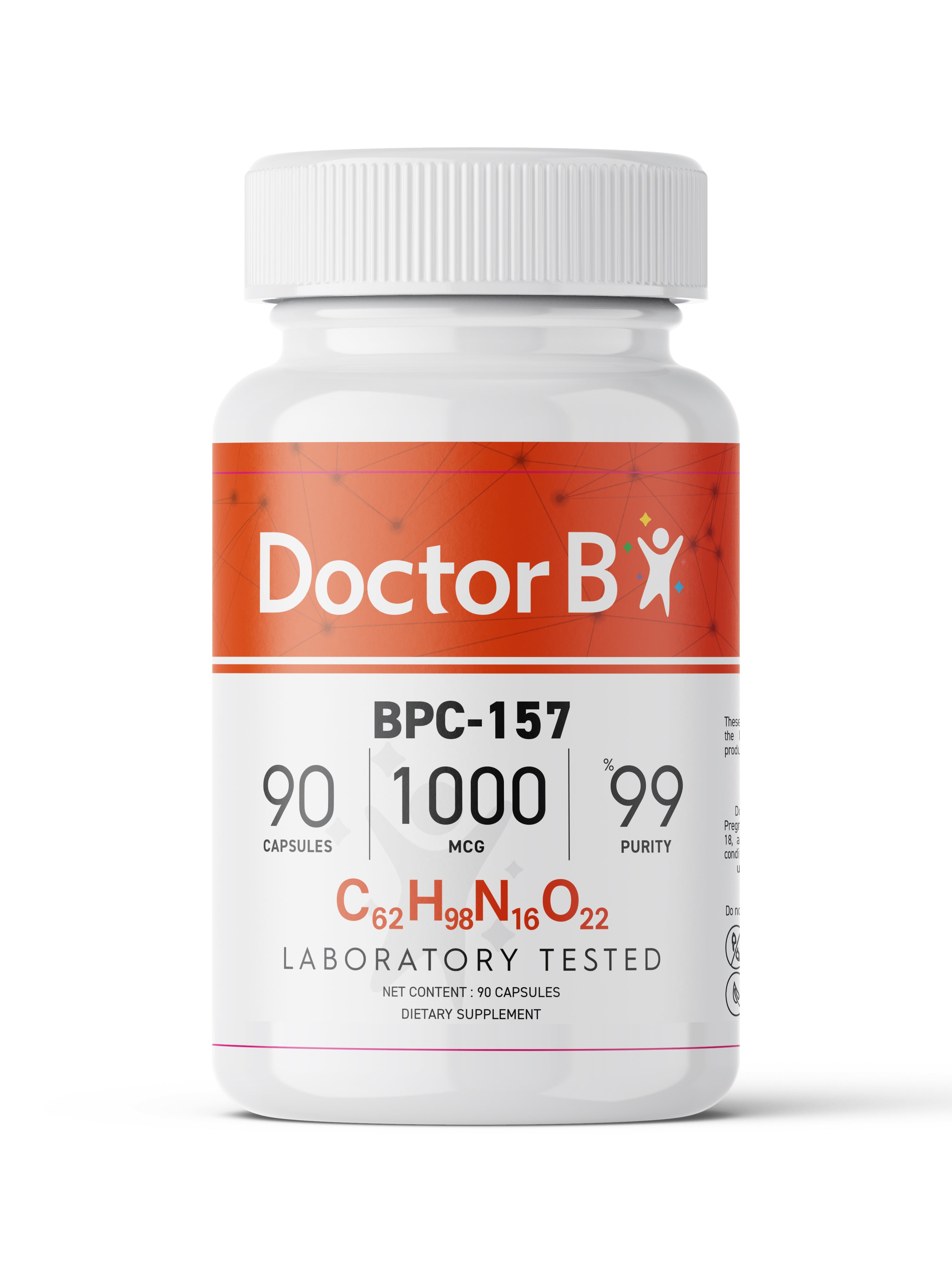 BPC-157 Peptide Capsules – 99% Purity | Advanced Healing, Gut Health & Recovery Formula | Doctor B® Official