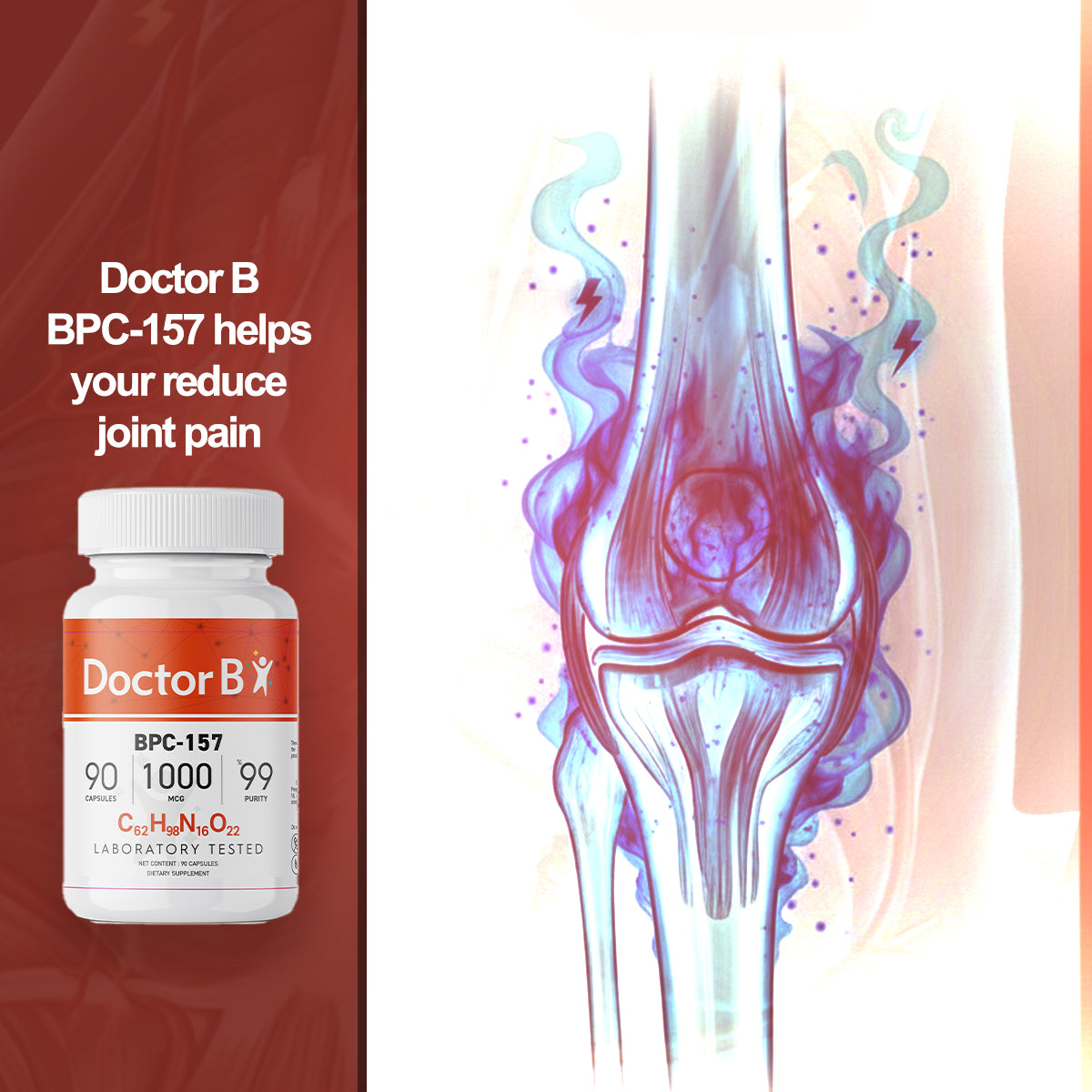 BPC-157 Peptide Capsules – Premium Quality General Support Formula